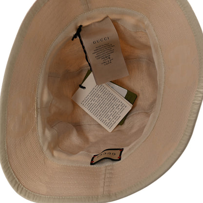 Gucci Monogram Jumbo GG Mosteria Bucket Hat L Beige 8 of 10