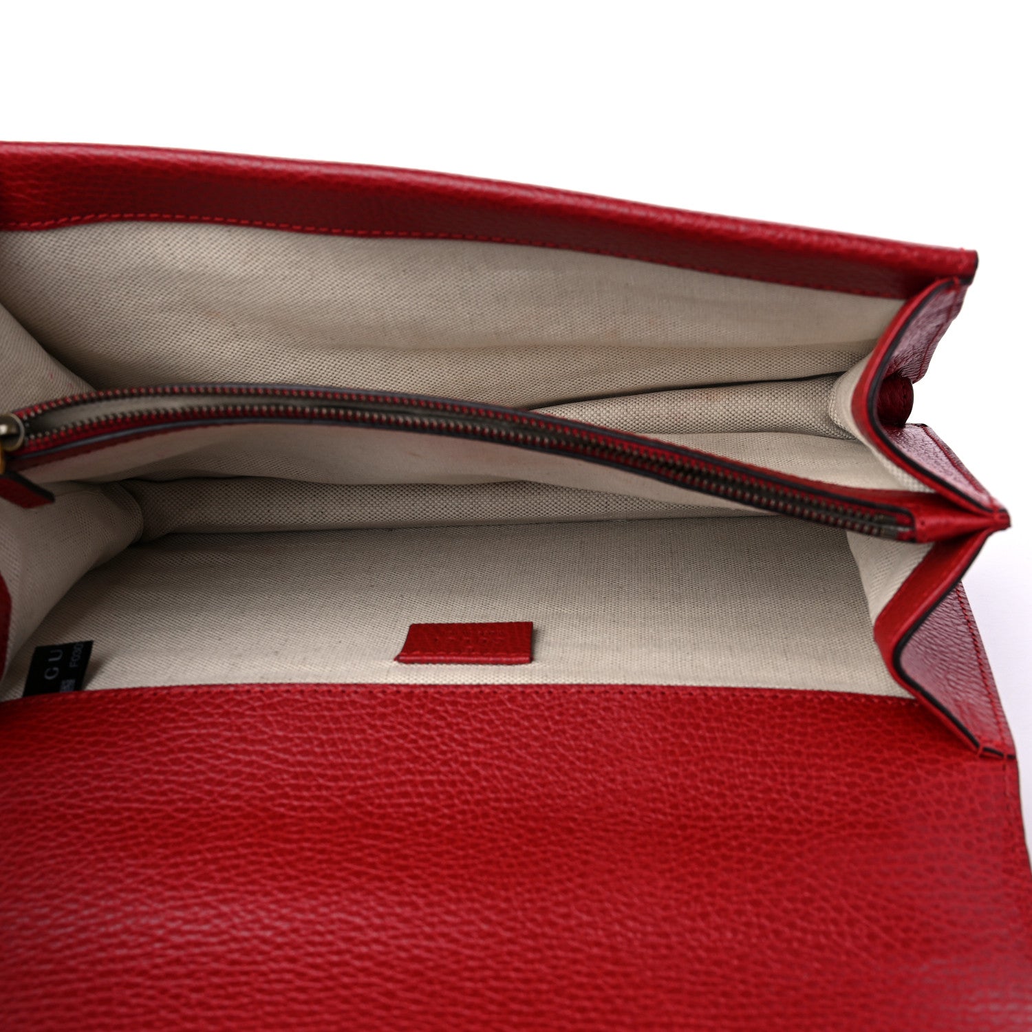 Gucci Dollar Calfskin Swarovski Crystal Small Dionysus Shoulder Bag Hibiscus Red 5 of 14