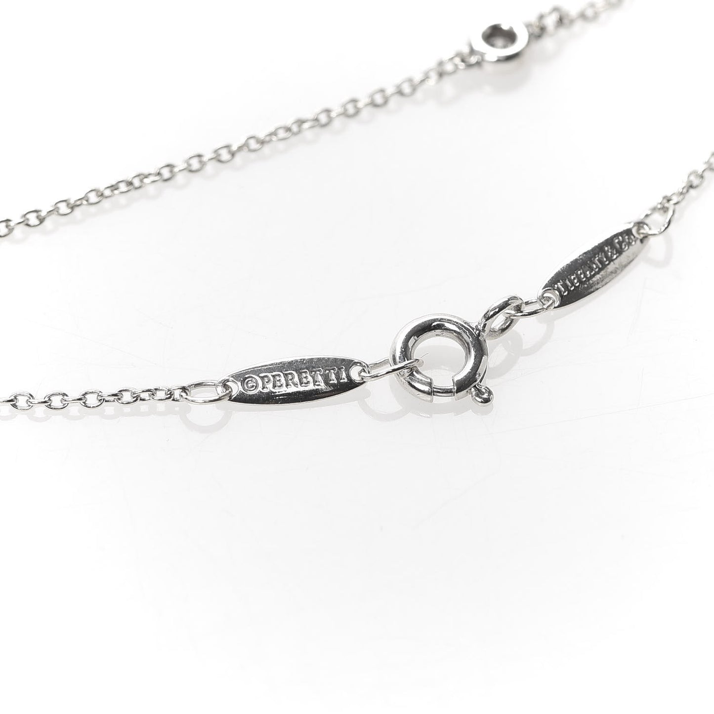 Sterling Silver Diamond .03ct Elsa Peretti Diamonds by the Yard Bracelet