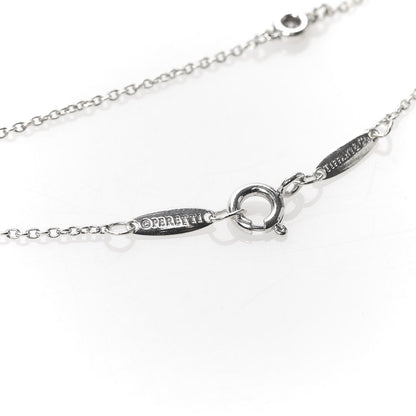 Tiffany Sterling Silver Diamond .03ct Elsa Peretti Diamonds by the Yard Bracelet 6 of 7