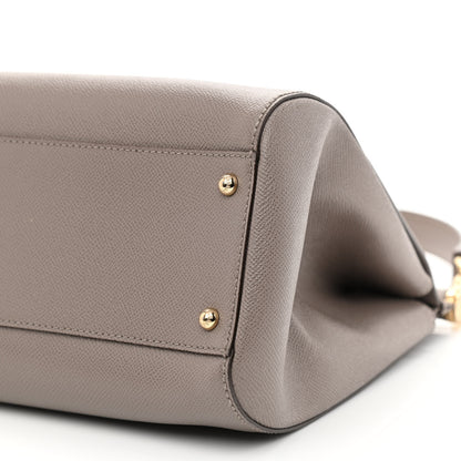 Dolce & Gabbana Dauphine Medium Miss Sicily Satchel Grey 10 of 12