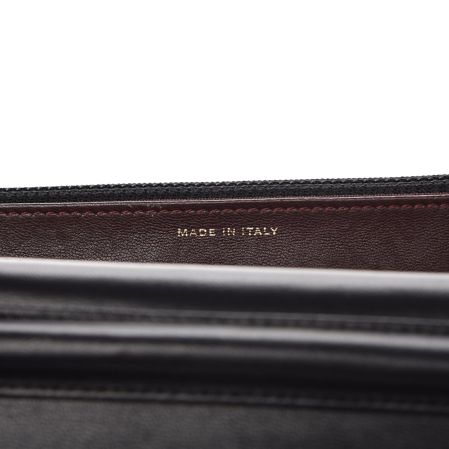 Lambskin Quilted Wallet On Chain WOC Black