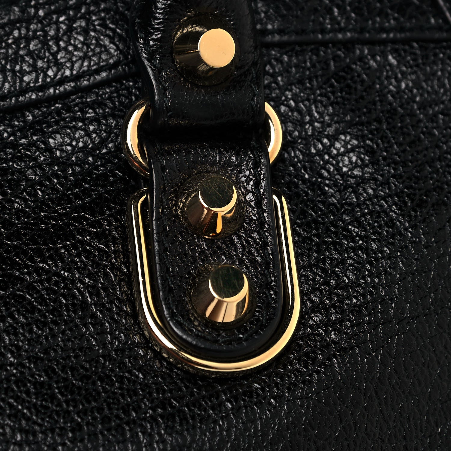 Balenciaga Chevre Gold Metallic Edge Hardware S City Black 12 of 14