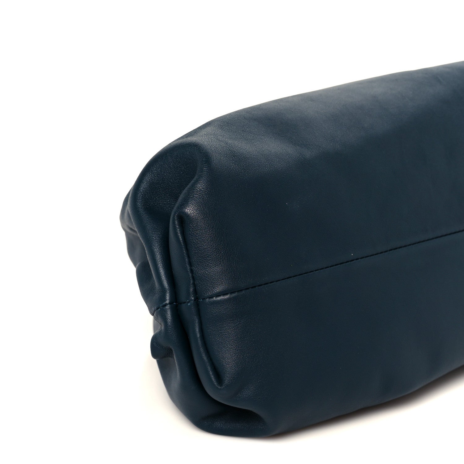 Bottega Veneta Smooth Butter Calf The Pouch Oversized Clutch Deep Blue 11 of 12