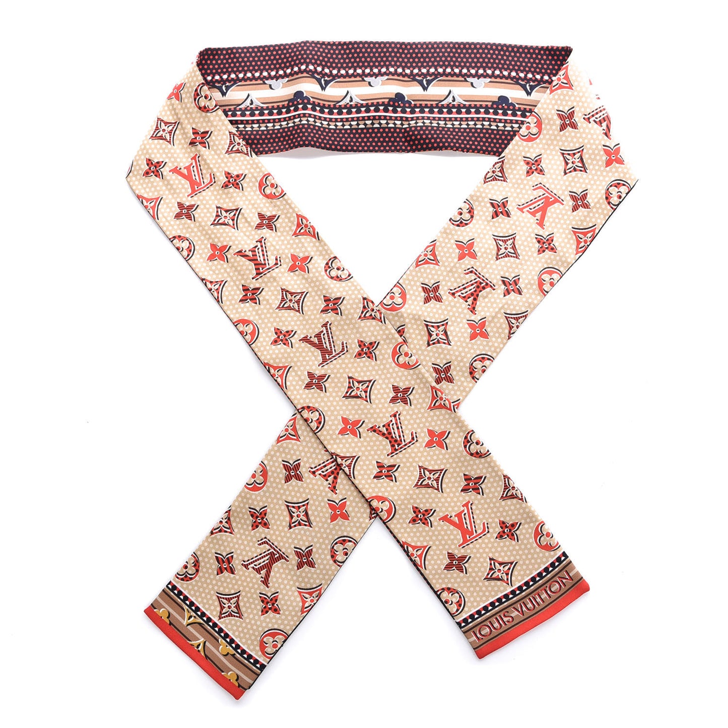 Silk Monogram Mondots Bandeau