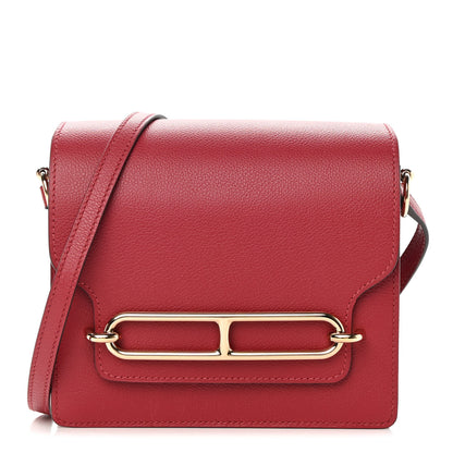 Hermes Evercolor Mini Sac Roulis Rouge Grenat 1 of 14