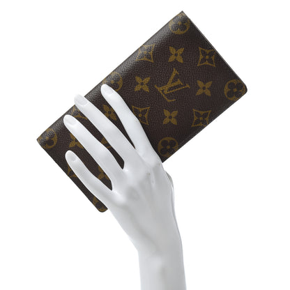 Louis Vuitton Monogram Porte Valeurs Checkbook Wallet 2 of 8