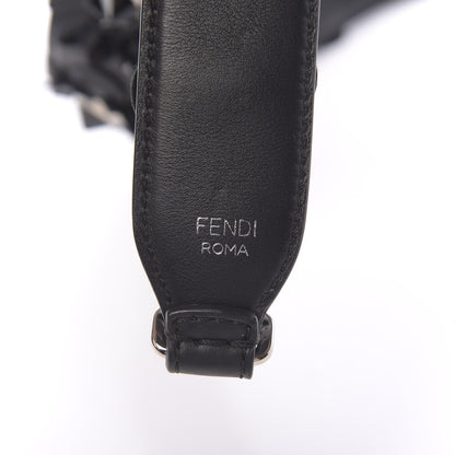 Fendi Vitello Dolce Nappa Patent Flowerland Studded Strap You Black 4 of 7