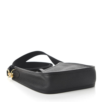 Hermes Taurillon Clemence Evelyne TPM Black 4 of 10