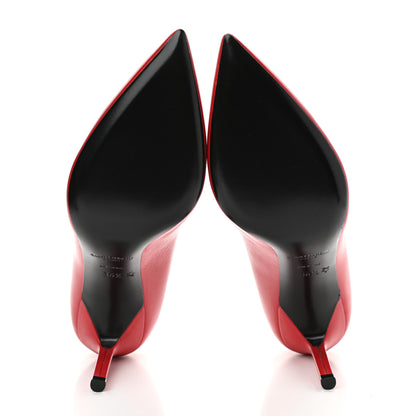 Saint Laurent Calfskin Anja 85 Pumps 36.5 New Red 5 of 8