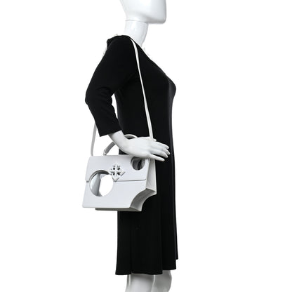 Off-White Calfskin Jitney 2.8 Meteor Shower Top Handle Bag White 2 of 12