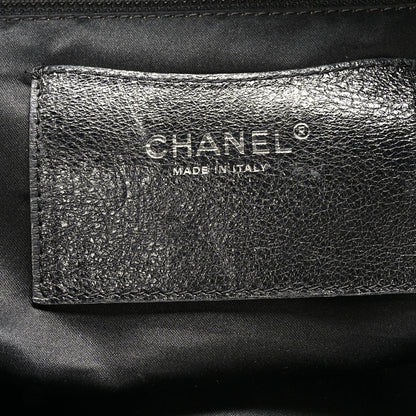 Chanel Glazed Calfskin Large On The Road Tote Black 8 of 11