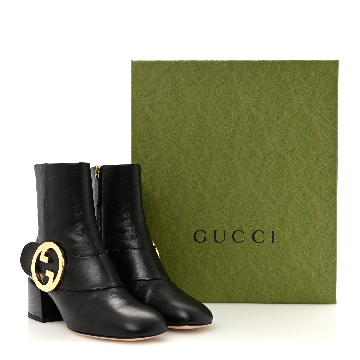 Gucci Malaga Kid GG Blondie 55mm Ankle Boots 36.5 Black 11 of 11