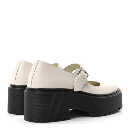 Hermes Calfskin Hoxton Oxford 38 Beige Glaise 5 of 10