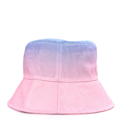 Fendi Jacquard Sfumato Degrade FF Spotlight Bucket Hat L Azzurro Rosa 4 of 6