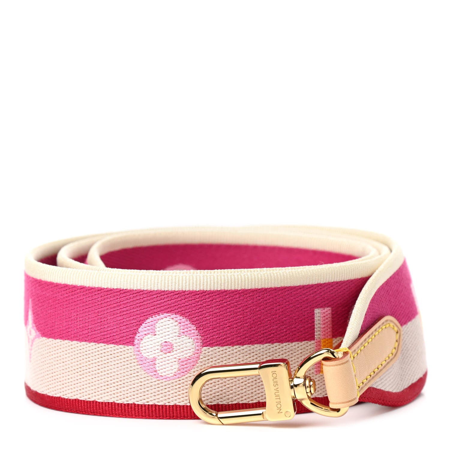 Louis Vuitton Jacquard Speedy Bandouliere 20 Shoulder Strap Fuchsia 1 of 4