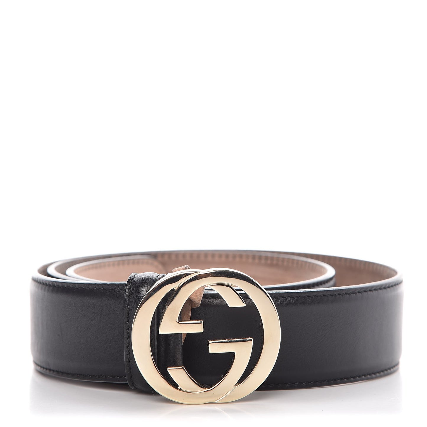Calfskin Interlocking G 37mm Belt 85 34 Black