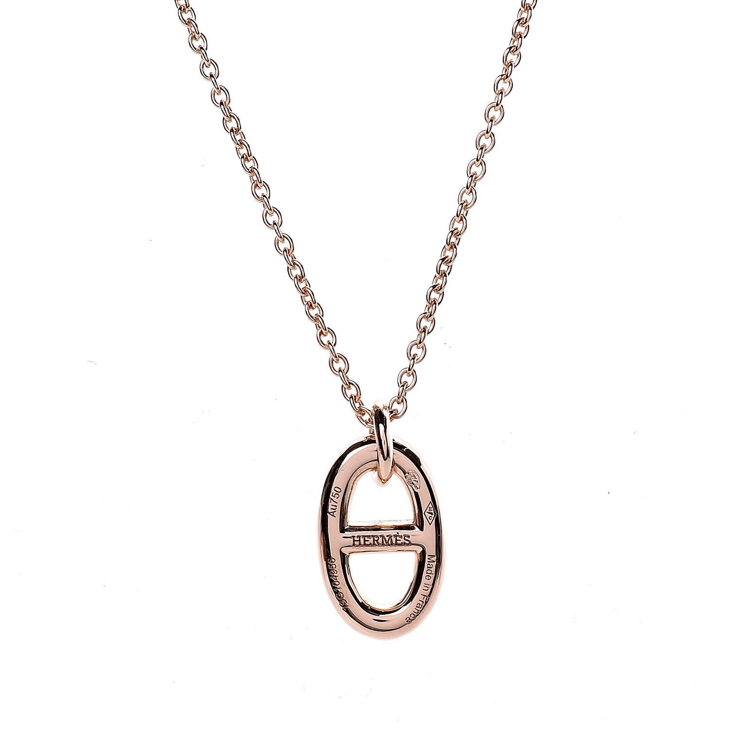 Hermes 18K Rose Gold PM Farandole Pendant Necklace 6 of 7