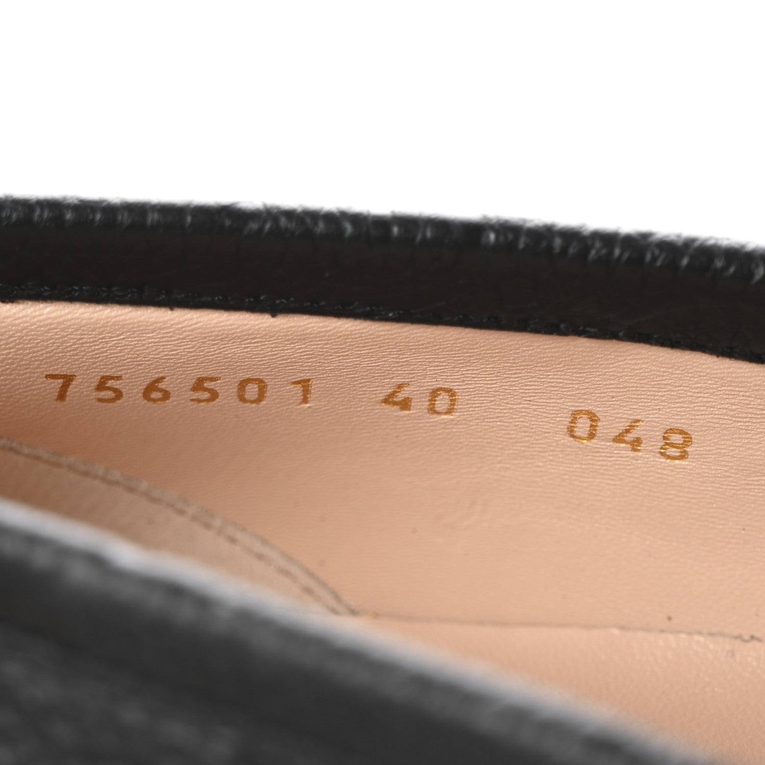 Gucci Piuma Calfskin Embossed Womens Platform Lug Sole Loafers 40 Black 9 of 10