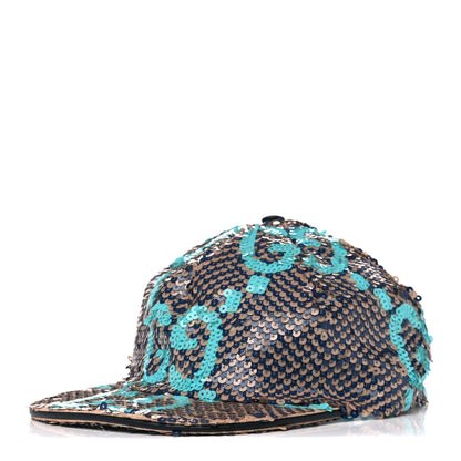 Gucci Sequin GG Print Baseball Hat M 1 of 3