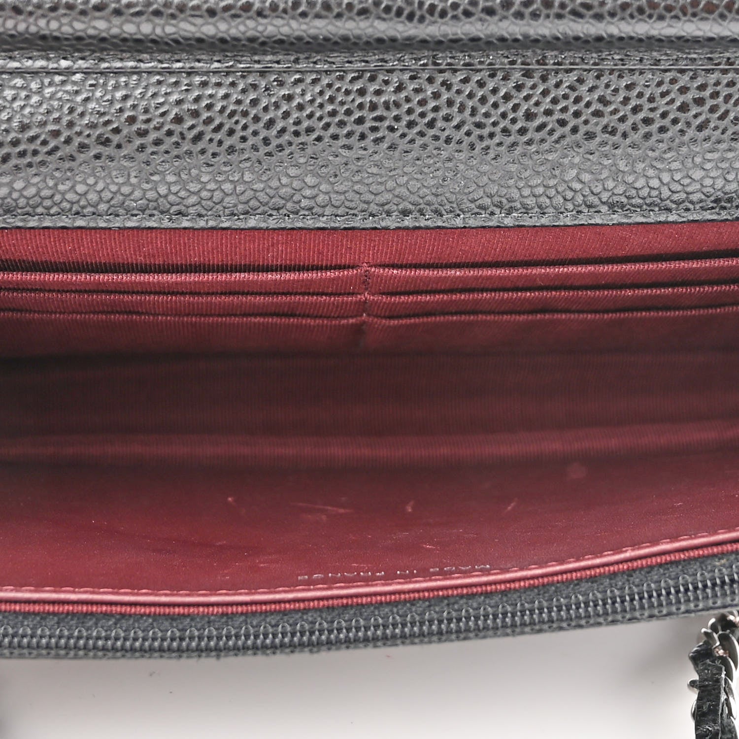 Chanel Caviar Quilted Wallet On Chain WOC Black 4 of 13