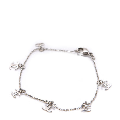 Chanel CC Charm Bracelet Silver 1 of 5