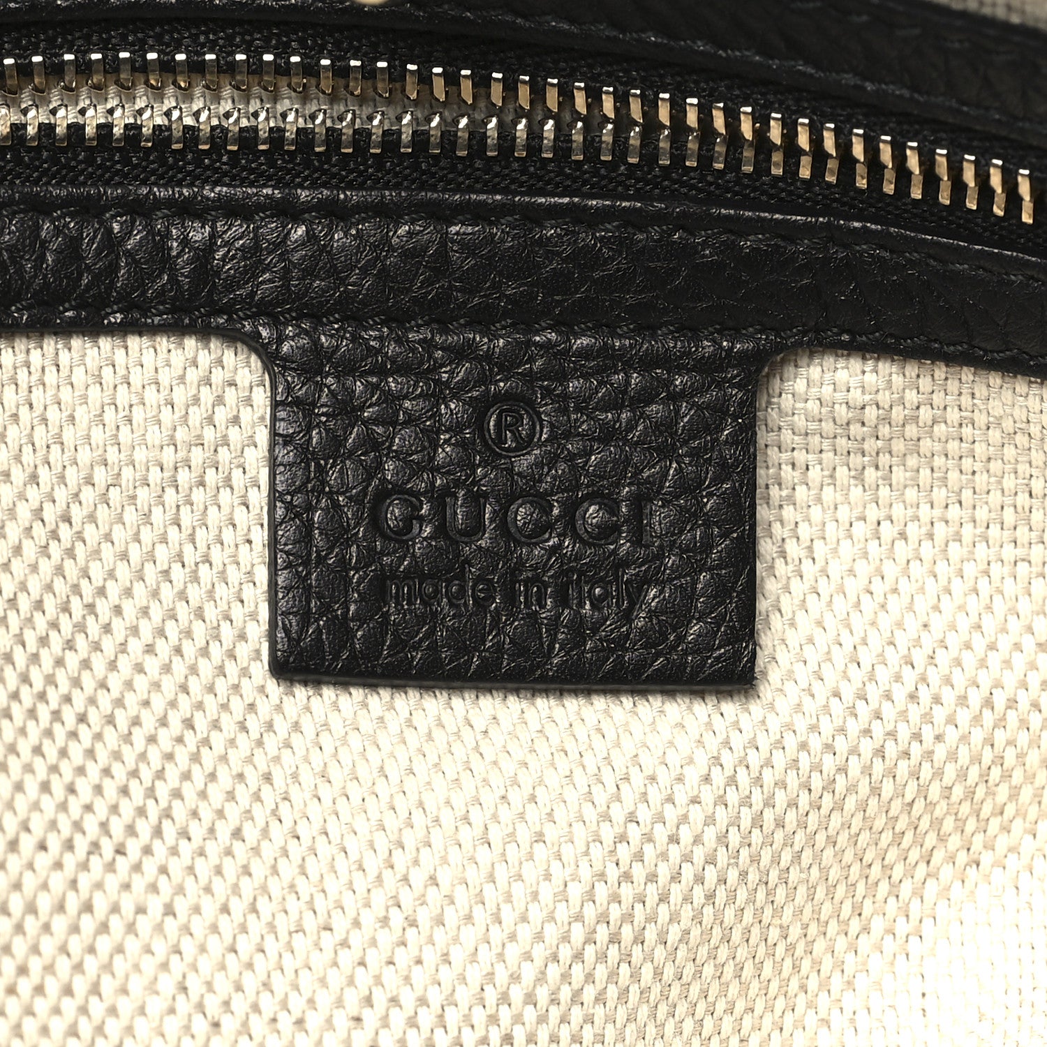 Gucci Pebbled Calfskin Medium Soho Chain Shoulder Bag Black 6 of 11