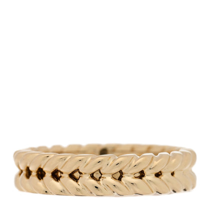 Anita Ko 18K Yellow Gold Braided Band Ring 50 5.5 1 of 5