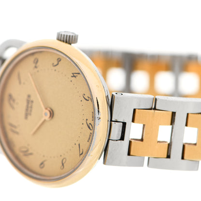 Hermes Stainless Steel 25mm Arceau Clipper Quartz Watch Gold 5 of 6