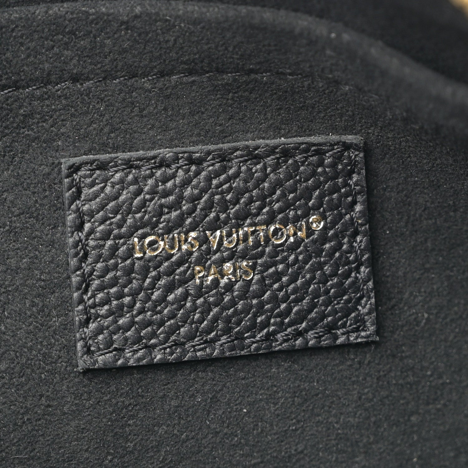 Louis Vuitton Empreinte Monogram Giant Speedy Bandouliere 20 Black 6 of 12