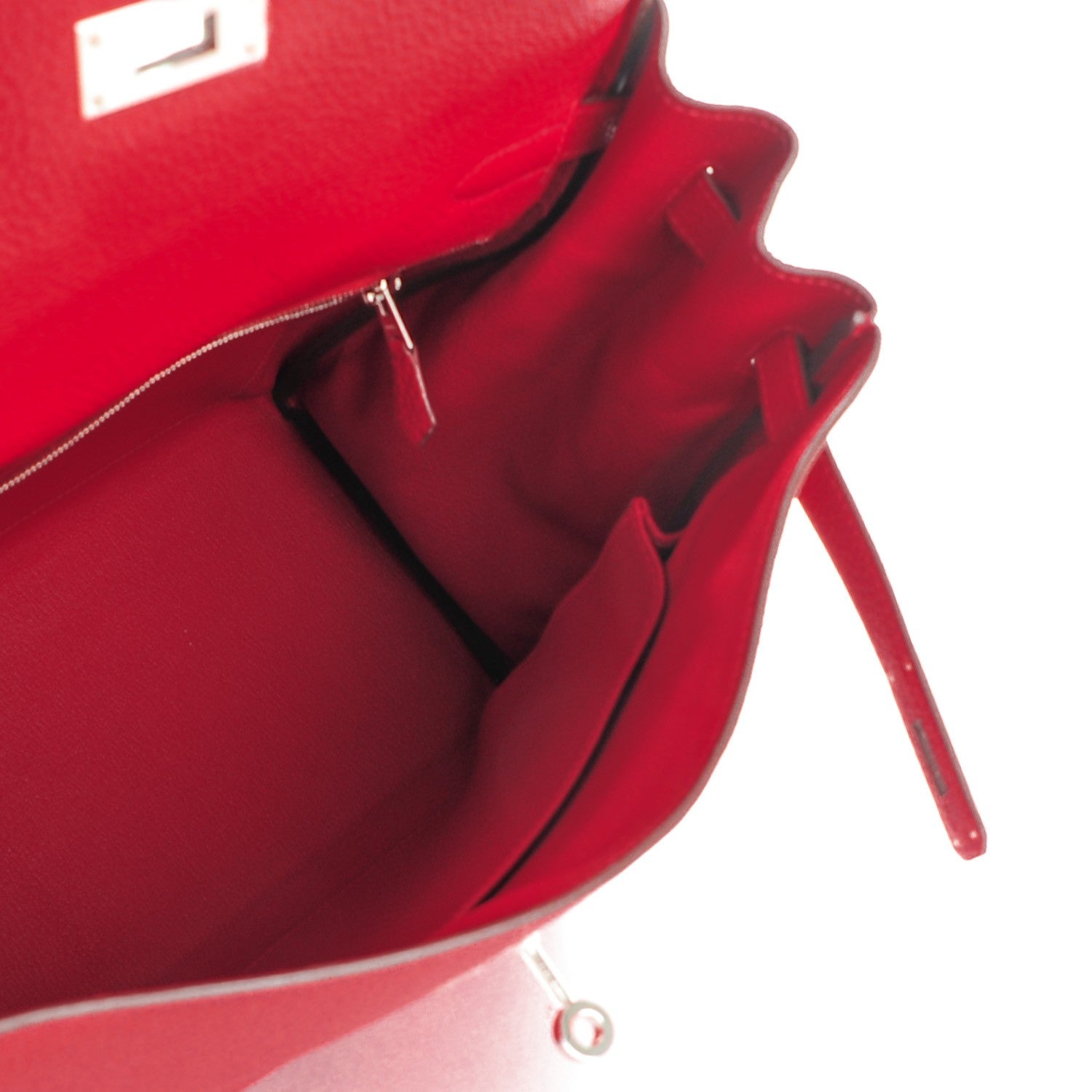 Hermes Togo Kelly Retourne 35 Rouge Casaque 7 of 26