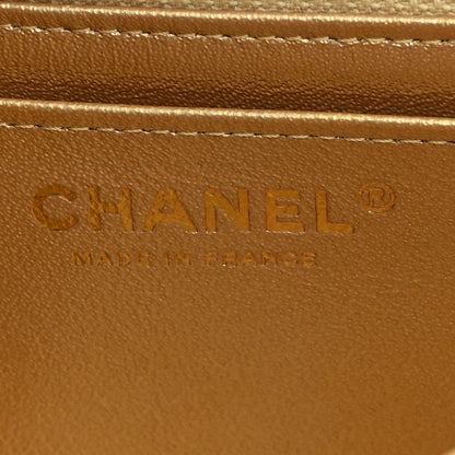 Chanel Metallic Lambskin Quilted Mini Rectangular Flap Gold 5 of 10