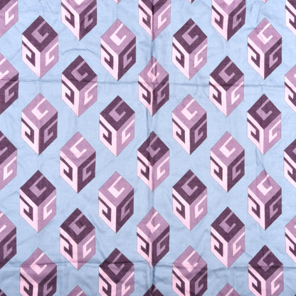 Gucci Silk GG Wallpaper Print Square Scarf Blue 2 of 5