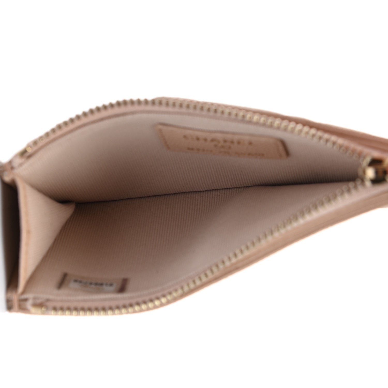 Chanel Caviar Quilted Flap Zip Card Holder Beige 6 of 8