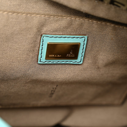 Fendi Zucchino Cuoio Chef Shopping Tote Mogano Panna Laguna 7 of 13