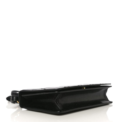 Givenchy Goatskin Quilted GV3 Strap Wallet Black 3 of 10