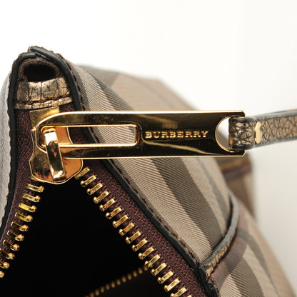 Burberry Smoked Check Small Salisbury Tote Antique Gold 2 of 11