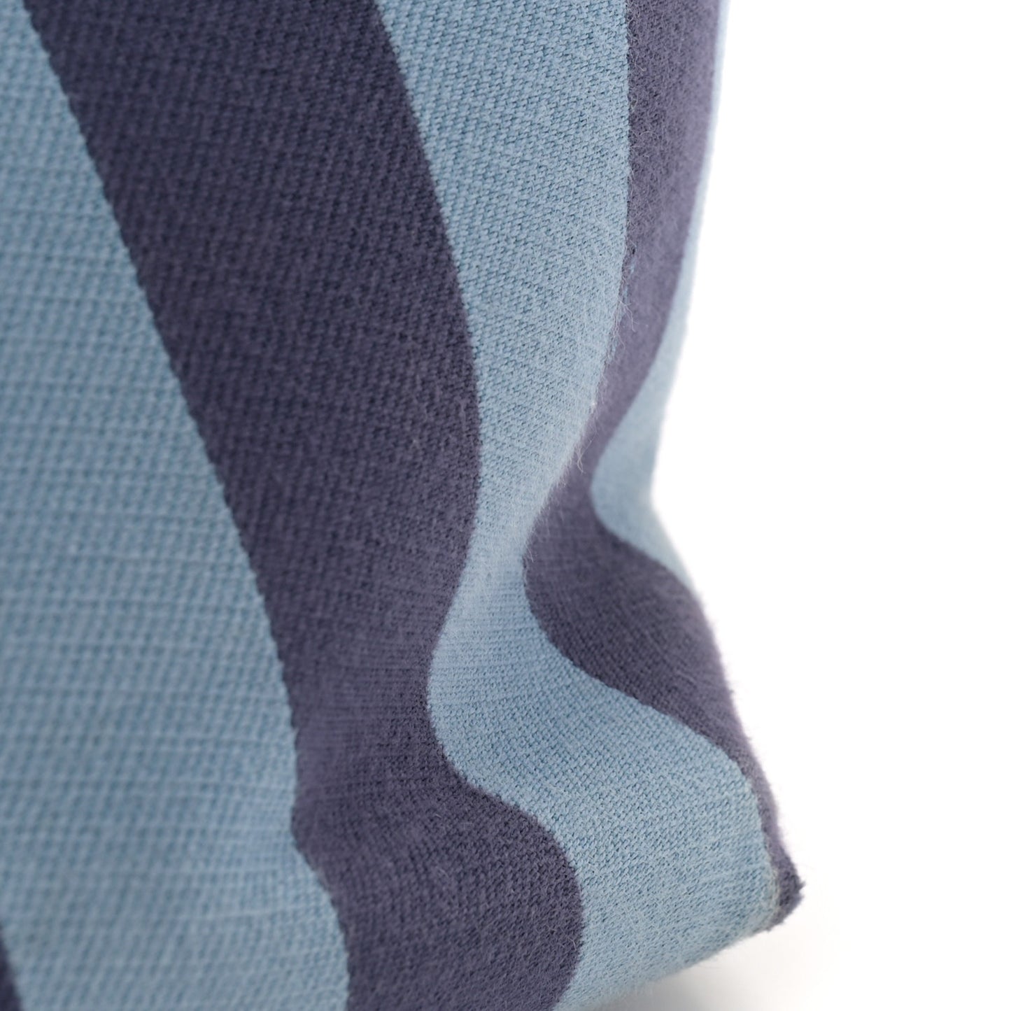 Pequin Vitello Logo Shopper Tote Blue