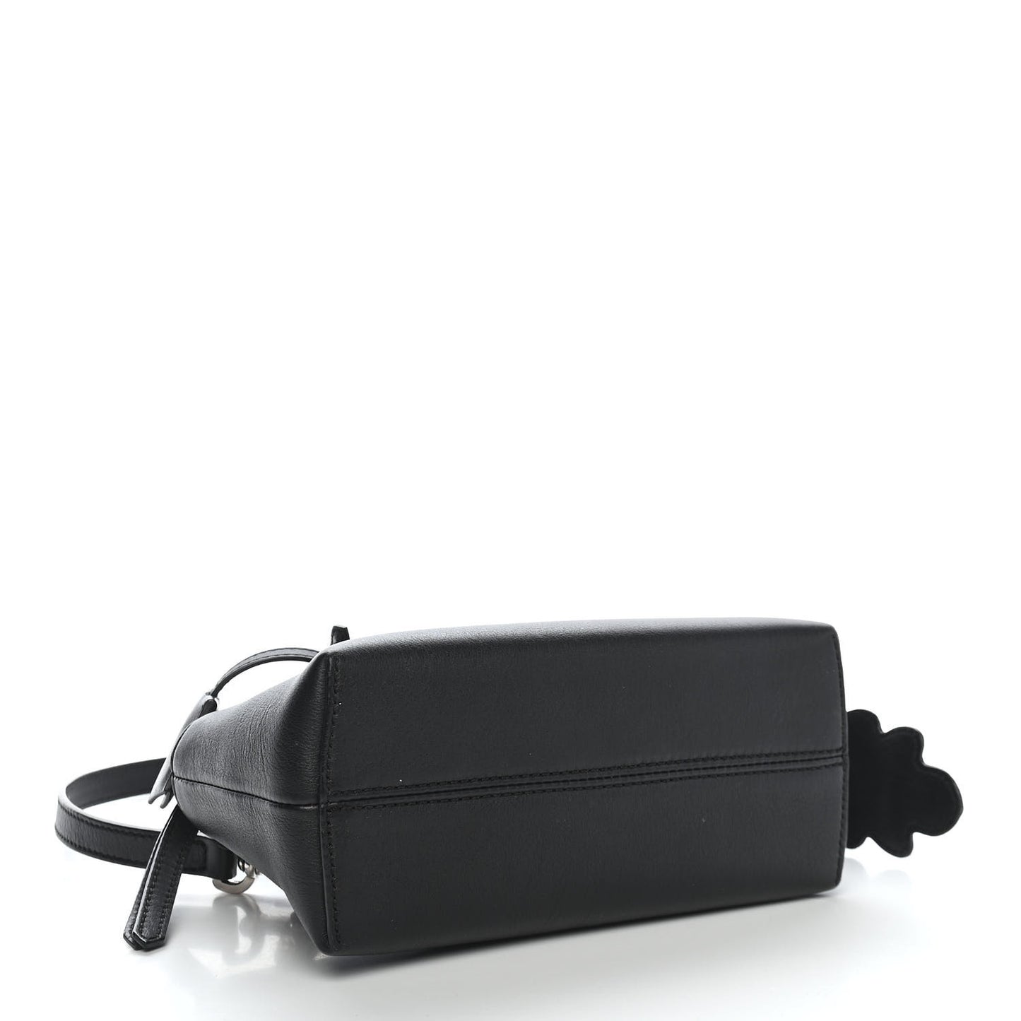 Vitello Dolce Crystal Flowerland Croc Tail Mini By The Way Boston Bag Black