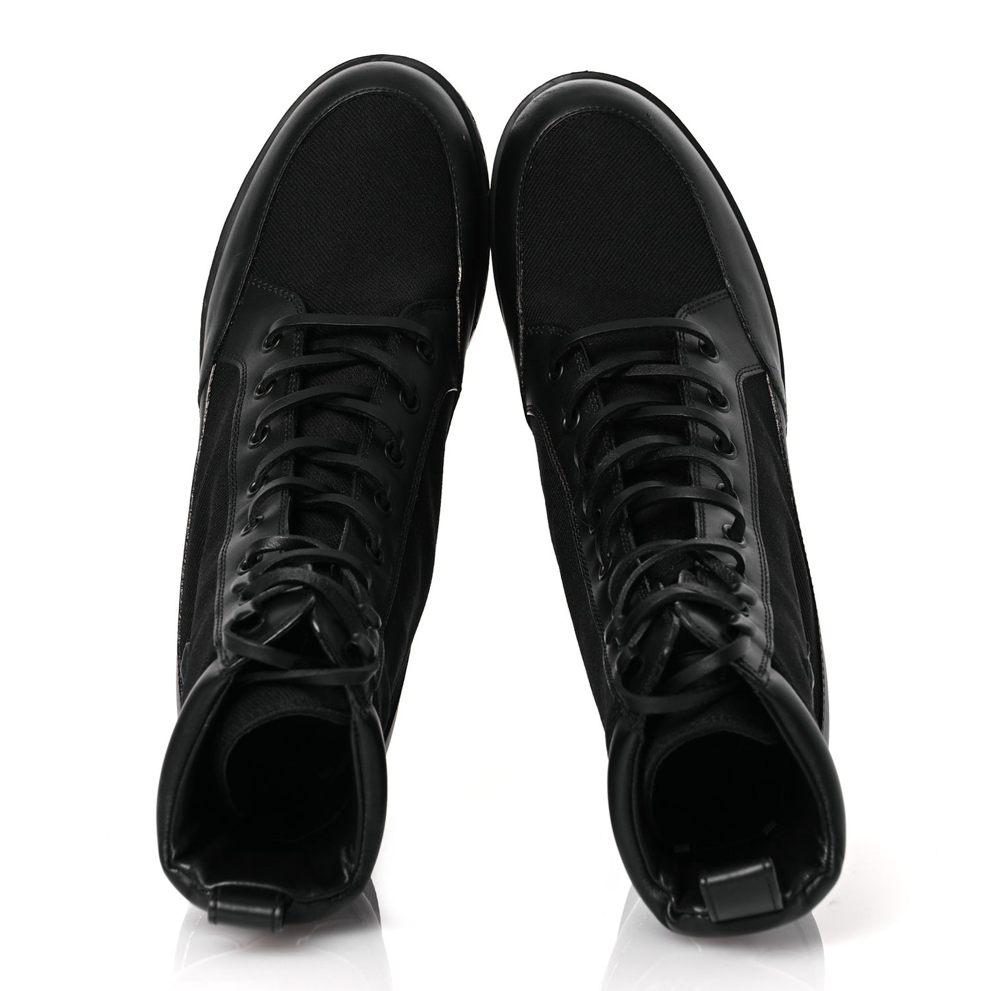 Canvas Laureate Platform Desert Boots 38.5 Black