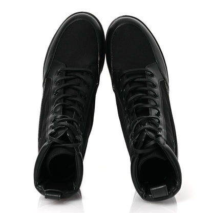 Louis Vuitton Canvas Laureate Platform Desert Boots 38.5 Black 2 of 11