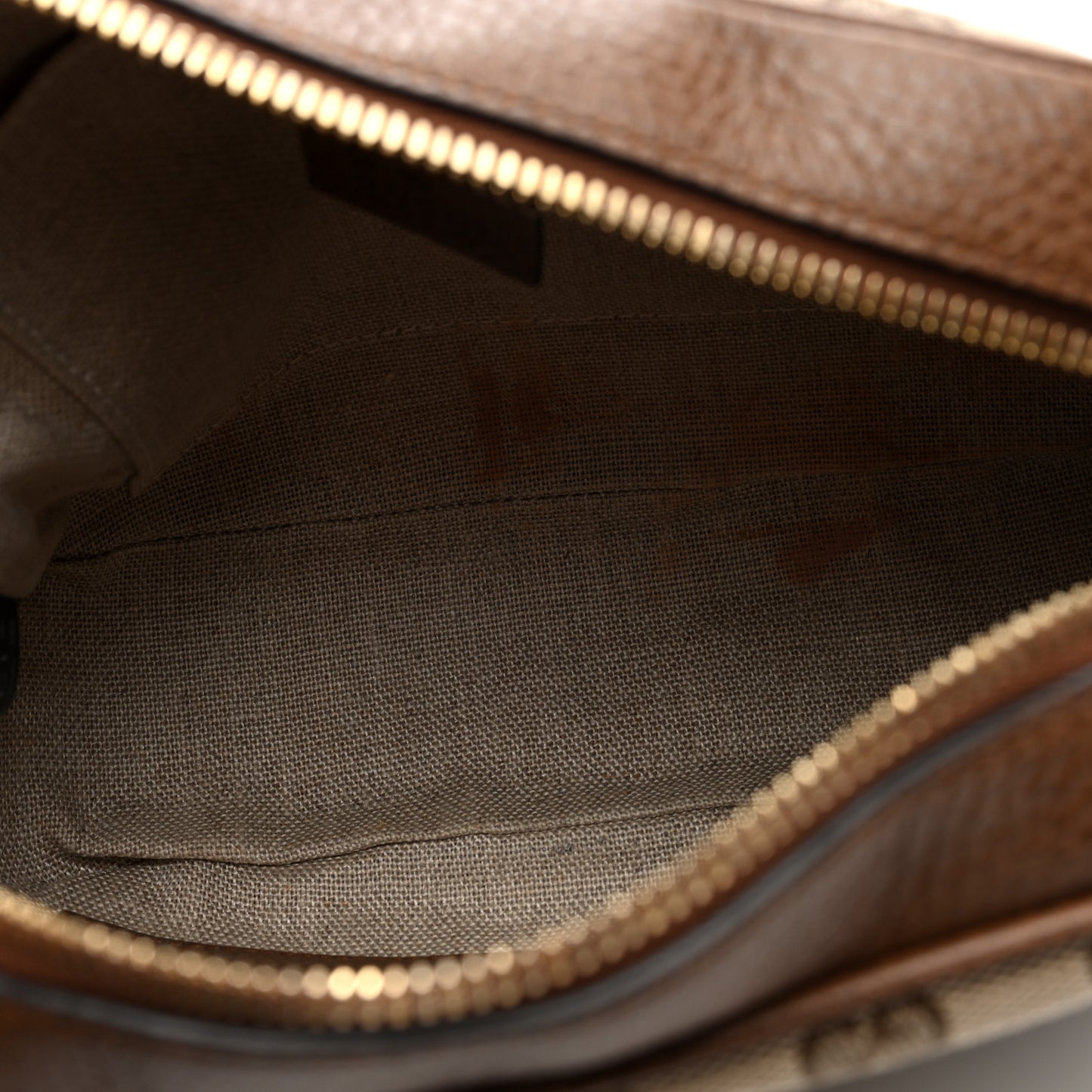 Monogram Mini Bree Messenger Bag Beige Tabacco