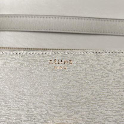 Celine Liege Calfskin Medium Classic Box Flap Bag Pale Grey 7 of 12