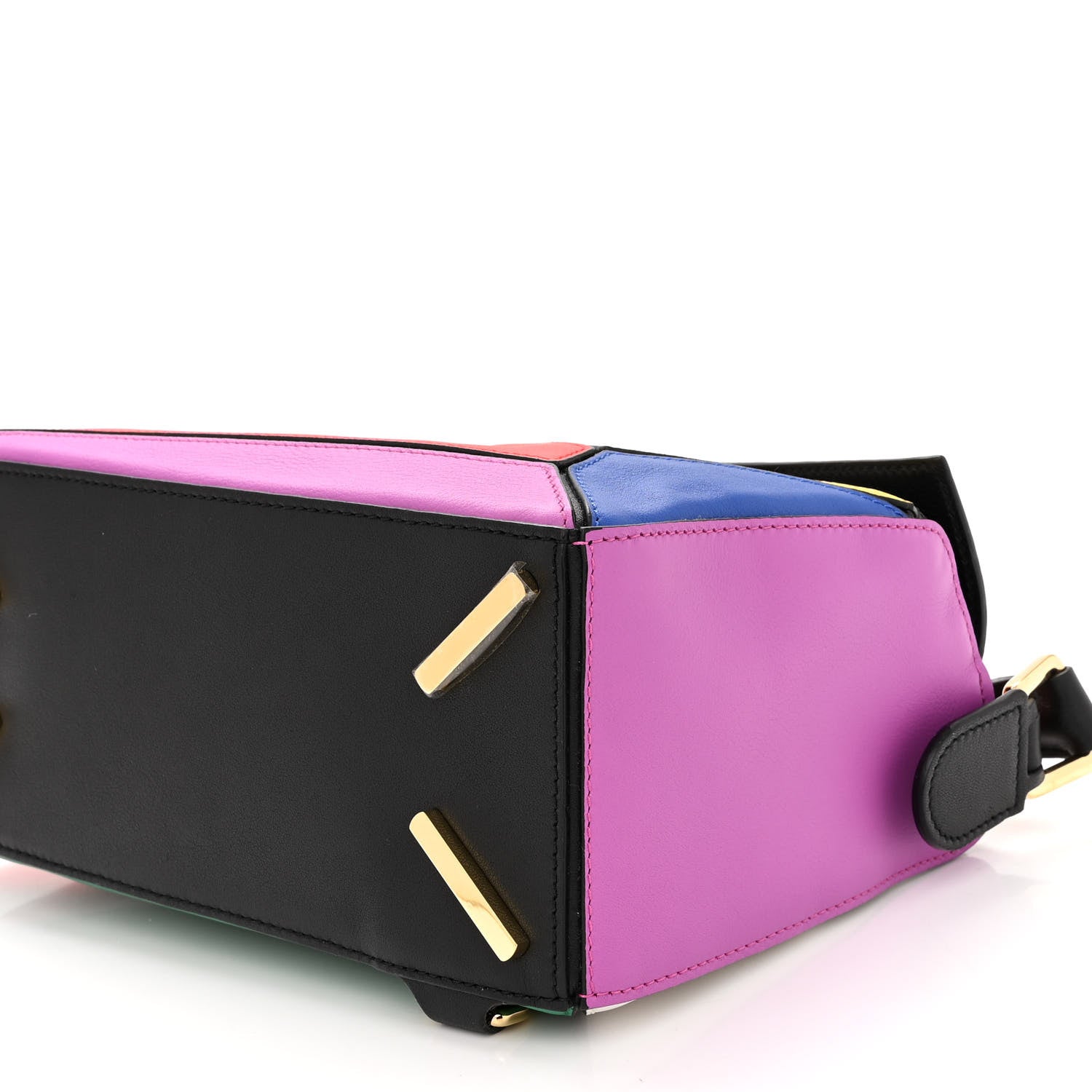 Loewe Calfskin Small Puzzle Bag Multicolor Black 9 of 10