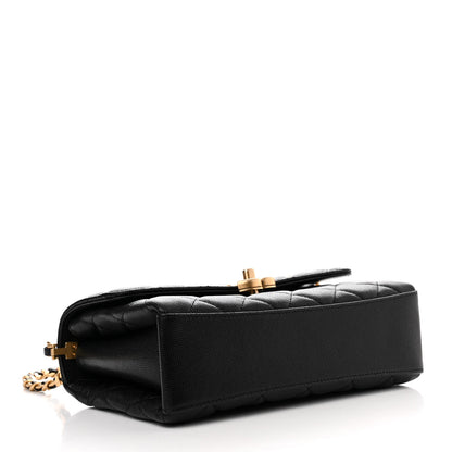 Chanel Caviar Quilted Medium Carry Me Top Handle Flap Black 4 of 11