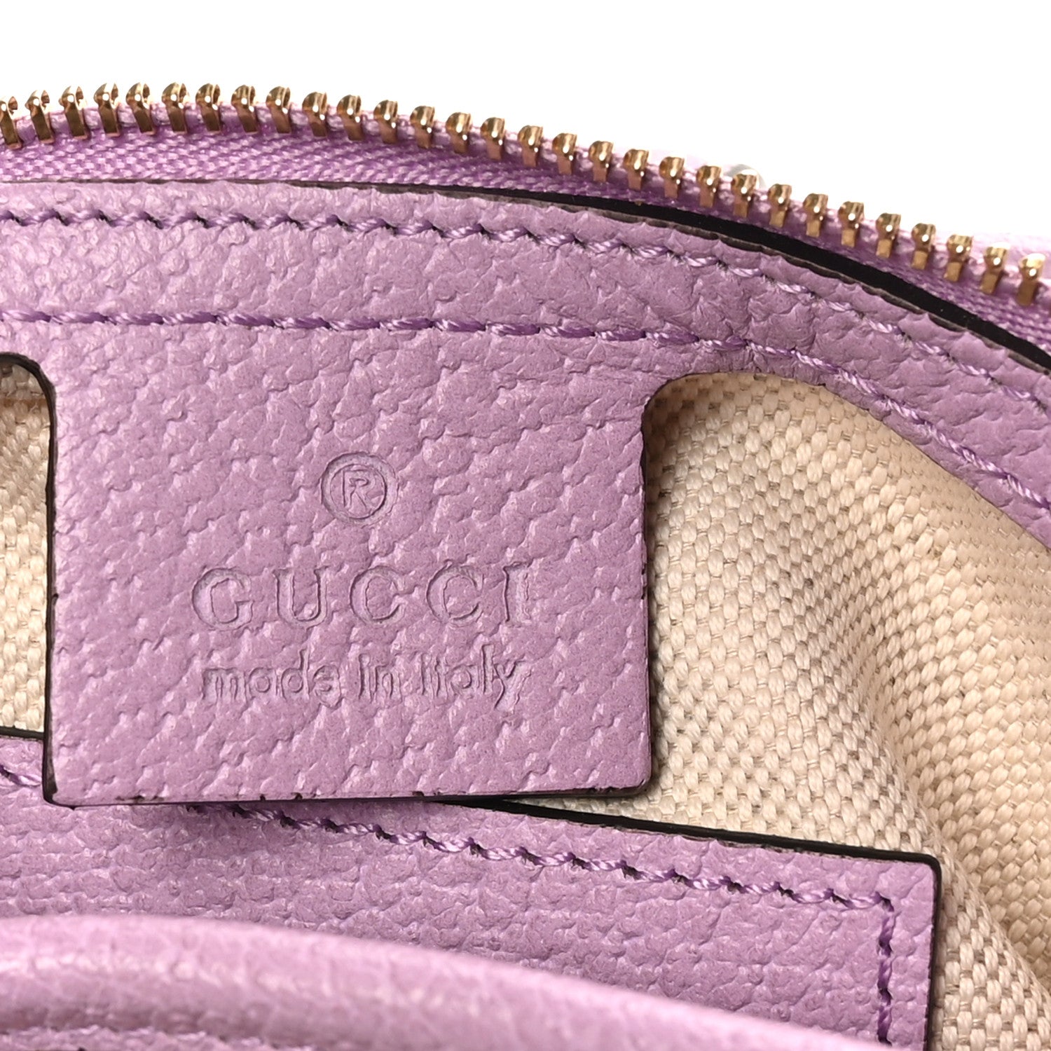 Gucci Canvas Flora Medium Jackie Hobo Lilac 6 of 10