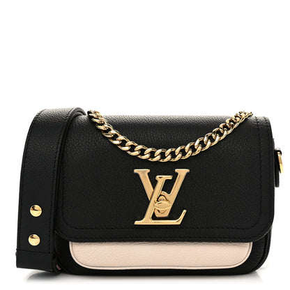Louis Vuitton Grained Calfskin Lockme Tender Black 1 of 9