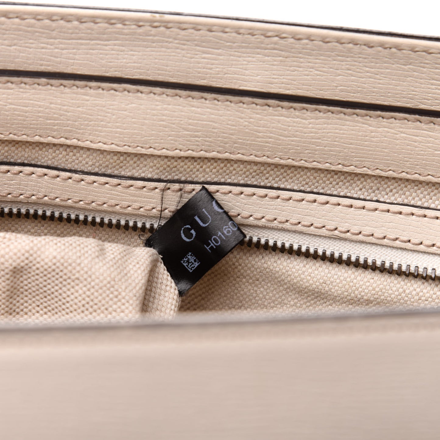 Textured Calfskin Medium Bright Bit Tote White