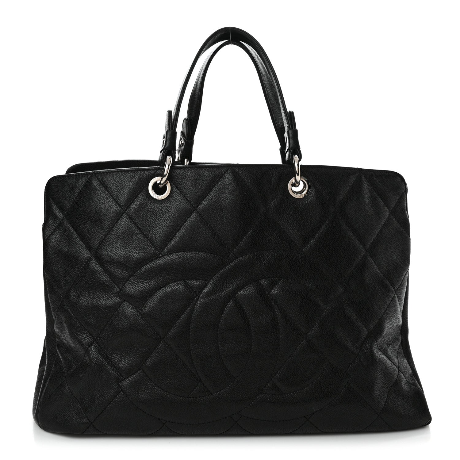 Chanel Caviar Quilted Timeless CC XL Shopping Tote Black 1 of 12