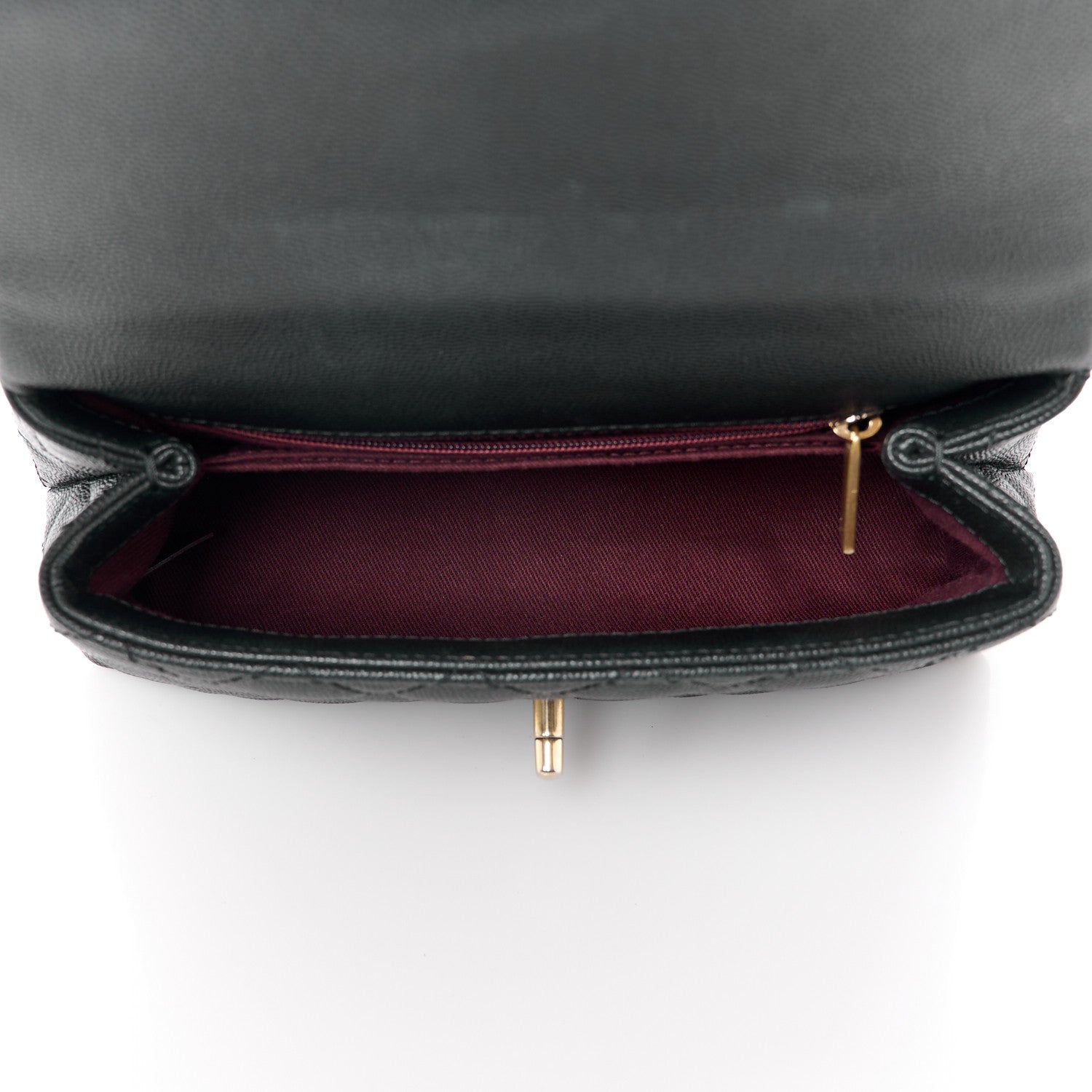 Chanel Caviar Quilted Mini Coco Handle Flap Black 5 of 15